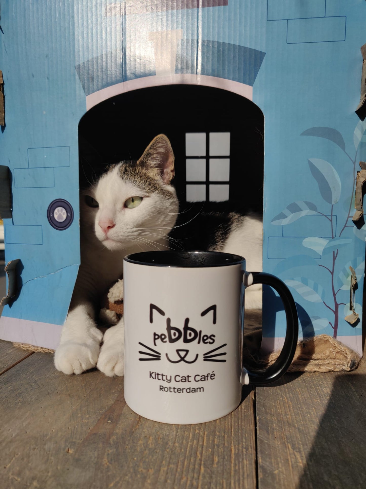 Pebbles Kitty Cat Cafe Mug