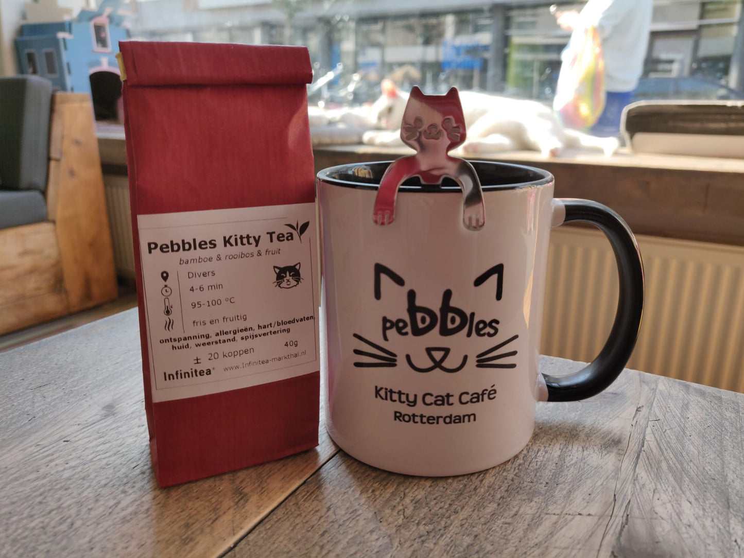 Pebbles Kitty Cat Café cadeau set