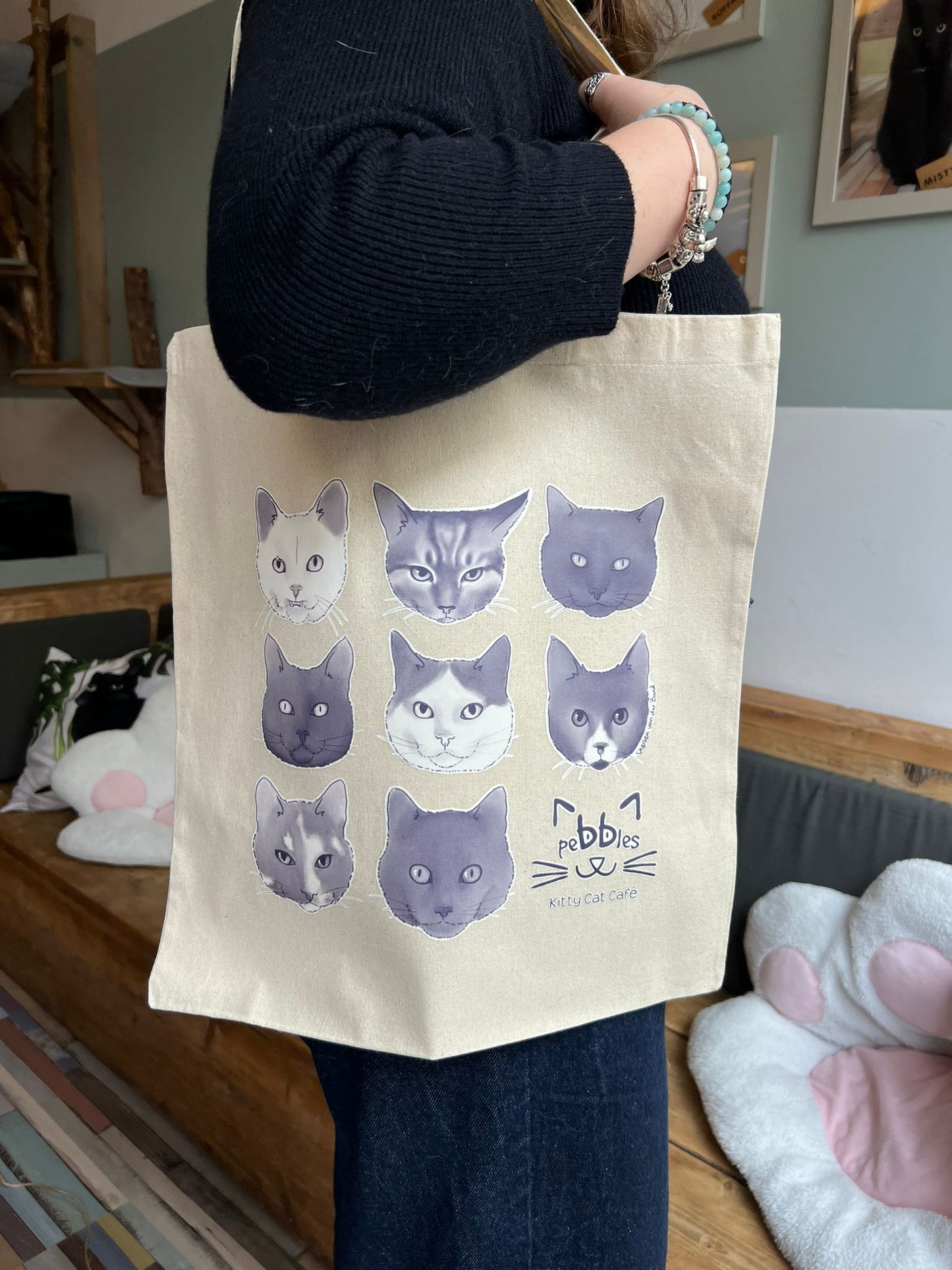Tote Bag met alle katten