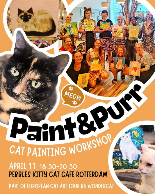 PAINT & PURR: Cat Painting Workshop - 11 april 2026