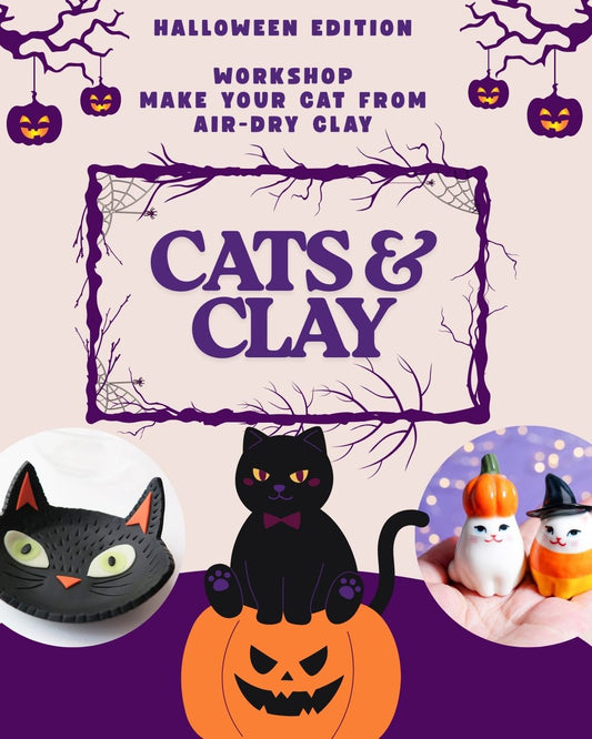 CATS & CLAY: Halloween Edition - 21 October - 19:00-21:00