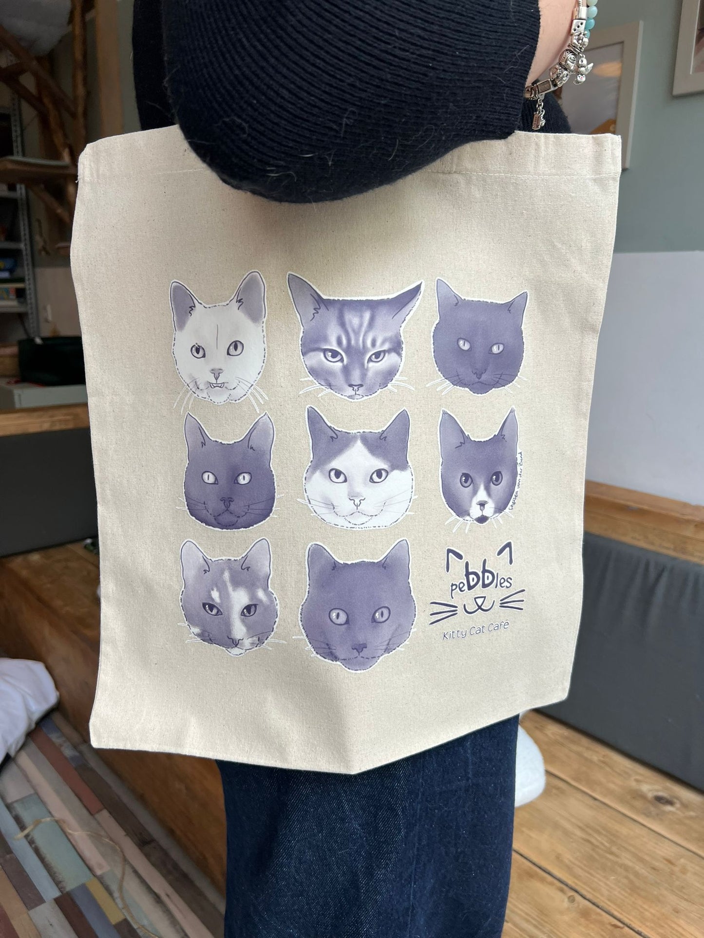 Tote Bag met alle katten