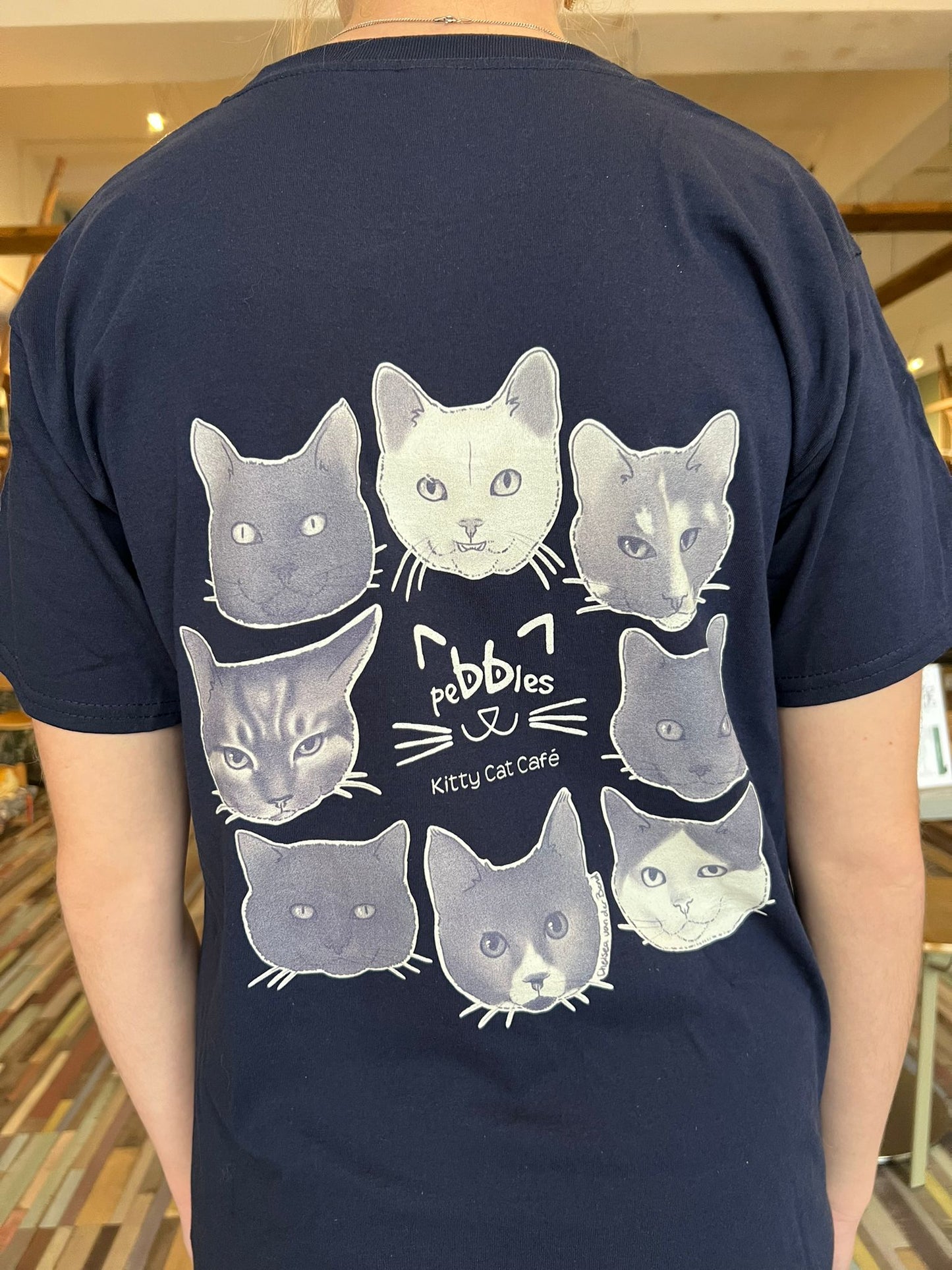 T-shirt met alle katten