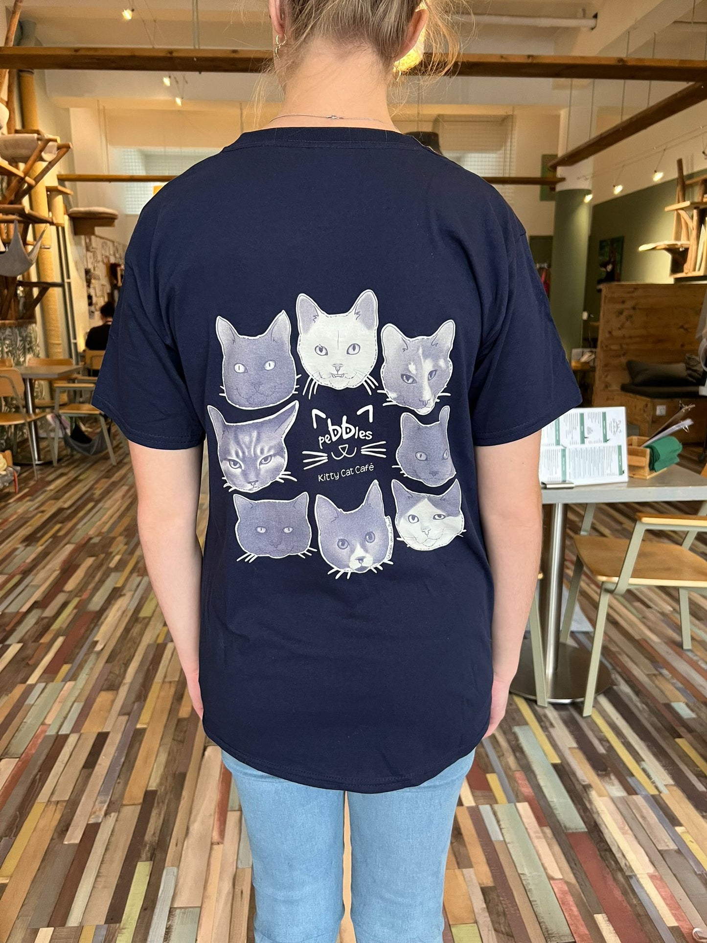 T-shirt met alle katten